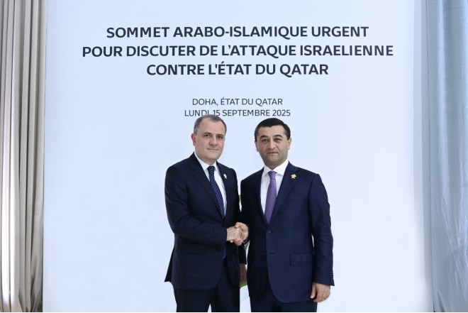 Ceyhun Bayramov özbəkistanlı həmkarı Baxtiyor Saidov ilə görüşüb 
