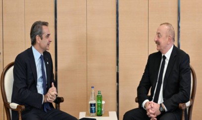 Prezident İlham Əliyev Yunanıstanın Baş naziri ilə görüşüb 