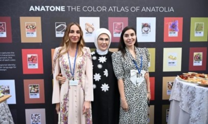 Leyla və Arzu Əliyevalar Nyu-Yorkda sərgidə iştirak etdilər FOTO