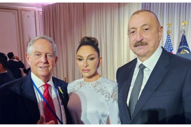 Prezident və xanımı Nyu-Yorkda rəsmi qəbulda iştirak ediblər
