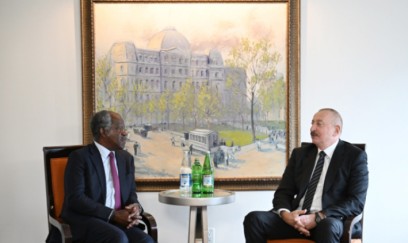 Prezident İlham Əliyev “Global Infrastructure Partners” şirkətinin təsisçisi, sədri və baş icraçı direktoru ilə görüşüb 