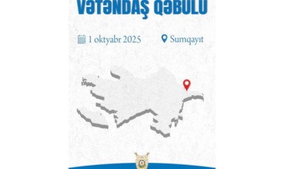 Vilayət Eyvazov Sumqayıtda vətəndaşları qəbul edəcək 