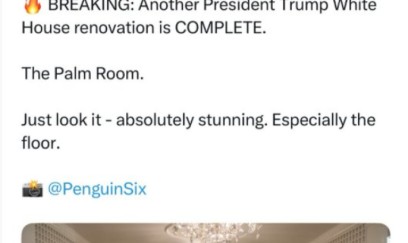 Trump Oval Ofisə yeni lobbi əlavə edib 