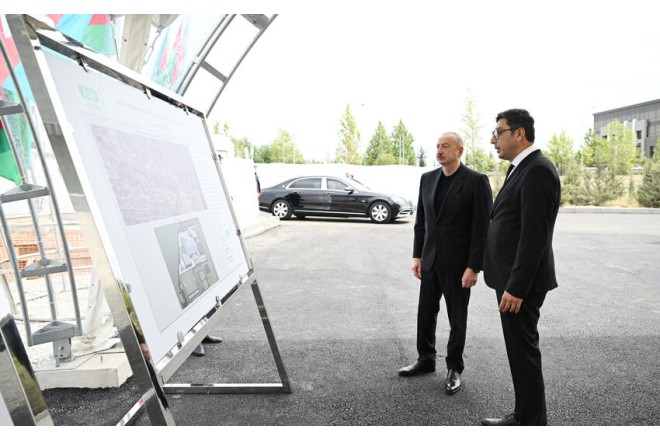 Prezident Yevlax Olimpiya İdman Kompleksinin AÇILIŞINDA