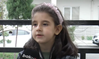 İlham Əliyevin əlindən tutduğu balaca Nilay: "Prezidenti görməyi çox istəyirdim" 