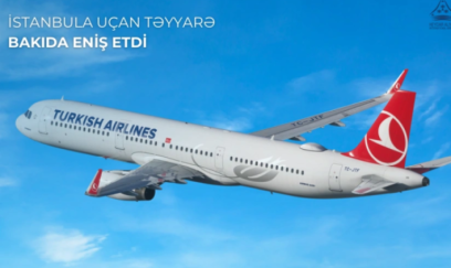İstanbula uçan təyyarə Bakıda məcburi eniş edib 