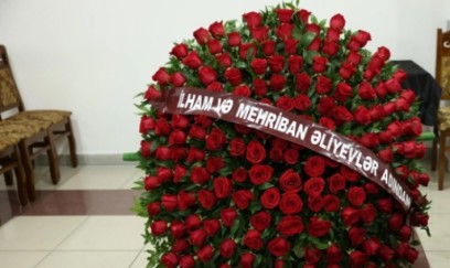 Prezident və Birinci vitse-prezident Cabir İmanovun vida mərasiminə əklil göndərib