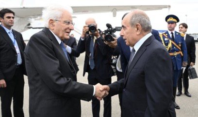 İtaliya Prezidenti Azərbaycandadır