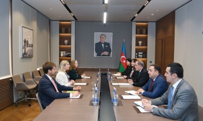 Ceyhun Bayramov ABŞ Dövlət Departamentini baş müşavirini qəbul edib