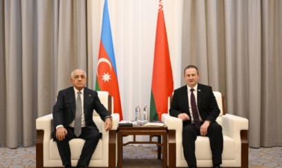 Minskdə Azərbaycan və Belarus baş nazirləri görüşüb 