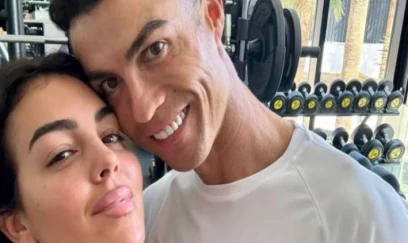 Gözəl cütlük: Kriştiano Ronaldo nişanlısı ilə açılışda-FOTO