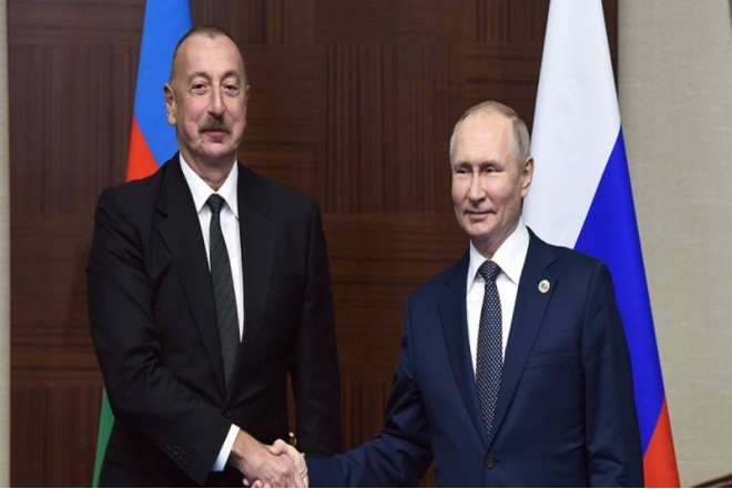 lham Əliyev  Putinlə telefon danışığı etdi