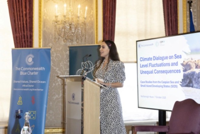 Leyla Əliyeva Londonda yüksəksəviyyəli iqlim dialoqunda iştirak edib- FOTOLAR