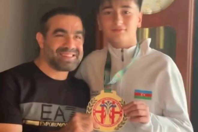 Rəşad Dağlının oğlu çempion oldu - VİDEO + FOTO
