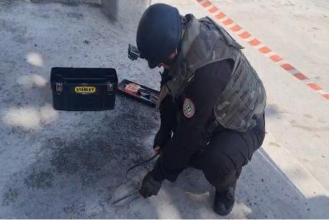 Balaxanıda sursat aşkar edilib - FOTO