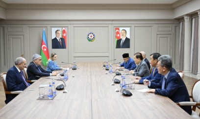 Samir Şərifov Asiya Siyasi Partiyalarının Beynəlxalq Konfransının Daimi Komitəsinin nümayəndə heyəti ilə görüşüb 
