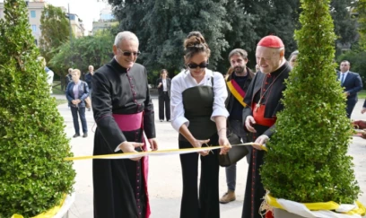 Mehriban Əliyeva Vatikanda Müqəddəs Komodilya katakombalarının bərpası layihəsinin açılışında iştirak edib 