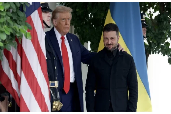 Tramp Zelenskini güclü insan hesab etdiyini deyib 