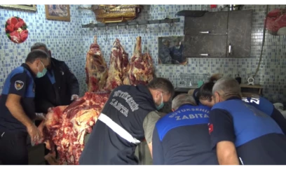 Şanlıurfada 1 ton xarab ət müsadirə olundu – anbarlar möhürləndi