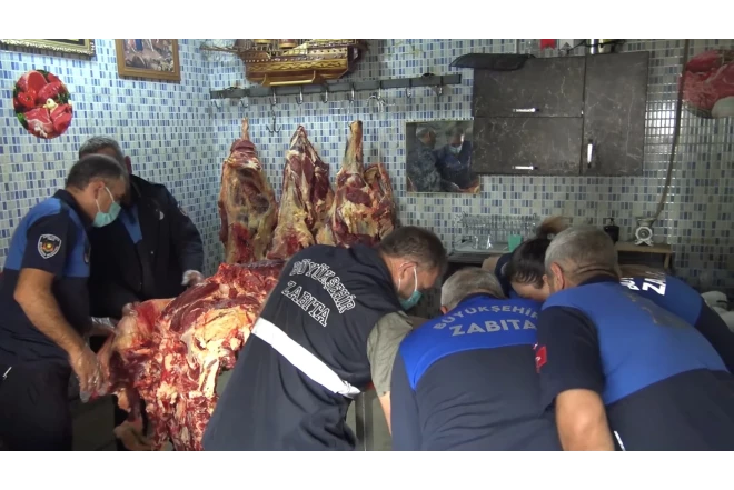 Şanlıurfada 1 ton xarab ət müsadirə olundu – anbarlar möhürləndi