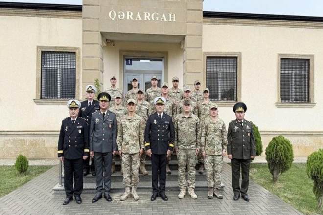 Hərbi Dəniz Qüvvələrində buraxılış mərasimi keçirilib 