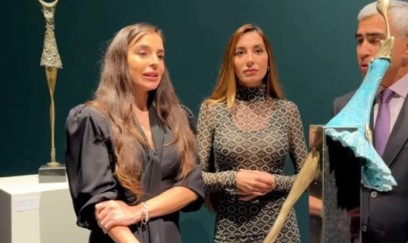 Leyla Əliyeva “Q Gallery Berlin”dən paylaşım etdi - VİDEO