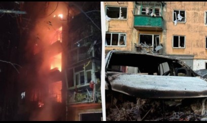 Rusiya Ukraynada yaşayış binasını VURDU: 10 nəfər yaralandı