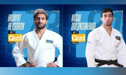 Hidayət Heydərov və Vüsal Qələndərzadə QIZIL MEDAL qazandı 
