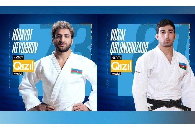 Hidayət Heydərov və Vüsal Qələndərzadə QIZIL MEDAL qazandı 
