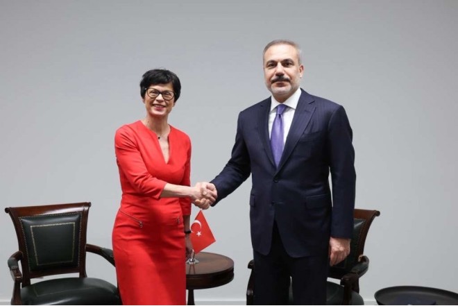 Marta Kos Hakan Fidanla Avropa ilə Asiyanı bir-birinə yaxınlaşdırmağı müzakirə edib 