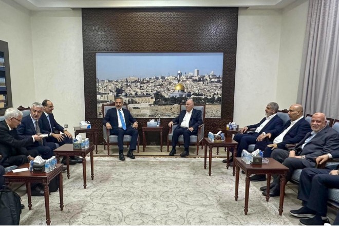 Türkiyə və HAMAS rəsmiləri Dohada görüşüb 