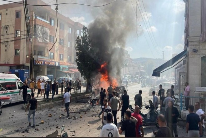 İsrail PUA-sı Livanda avtomobilə zərbə endirib, ölən var