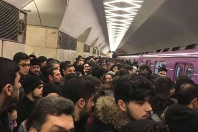 Bakı metrosunda İNSİDENT: Həbs edilənlər var