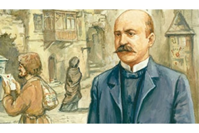 Mirzə Cəlilin barelyefində “Azərbaycan” sözü bərpa olundu