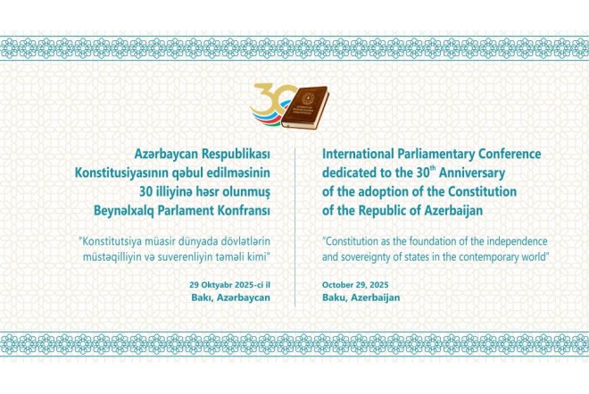 Milli Məclisdə beynəlxalq konfrans keçiriləcək