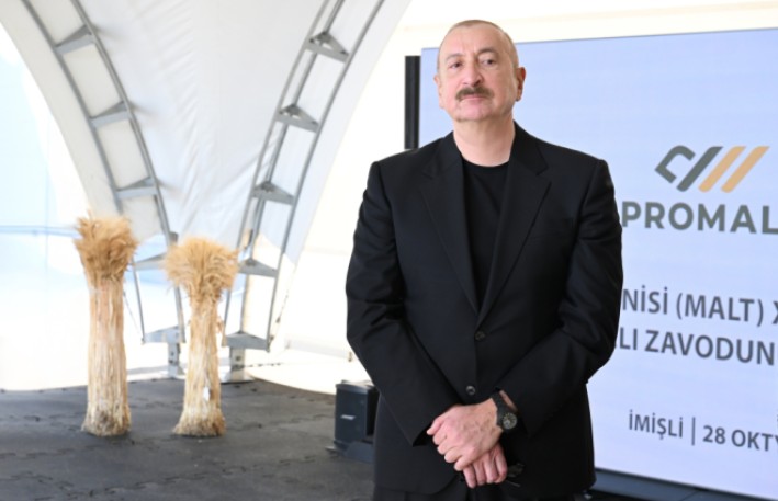 İlham Əliyev İmişlidə - FOTOLAR