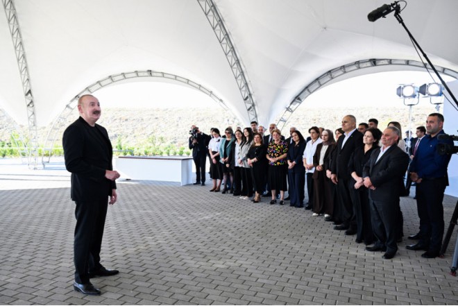 Prezident Zəngilanın Ağalı kəndinin 2-ci mərhələsinin və Məmmədbəyli kəndinin açılışlarında iştirak edib