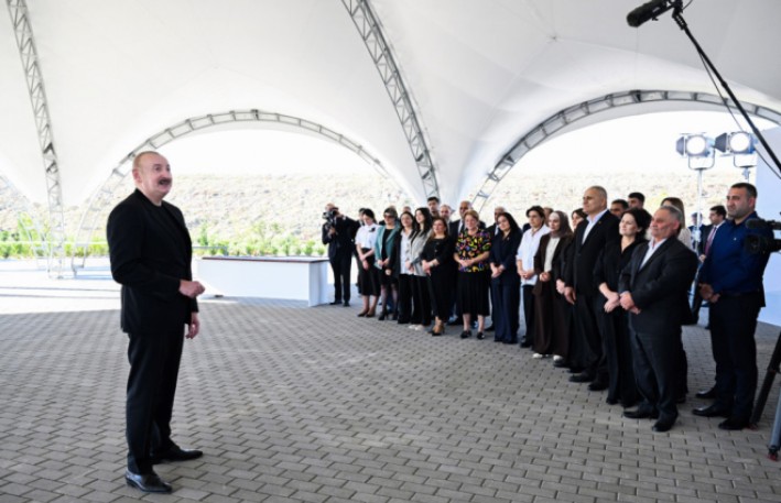 Prezident Zəngilanın Ağalı kəndinin 2-ci mərhələsinin və Məmmədbəyli kəndinin açılışlarında iştirak edib 