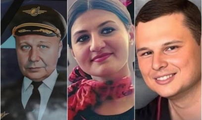 Təyyarə qəzasında həlak olan ekipaj üzvlərinin büstü qoyuldu - FOTOLAR