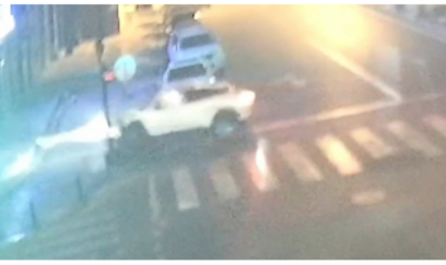 Bakıda sərxoş sürücü mərkəzdə qəza törətdi - ANBAAN VİDEO