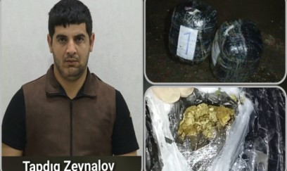 Astarada narkokuryerdən 8 kiloqram marixuana aşkarlandı