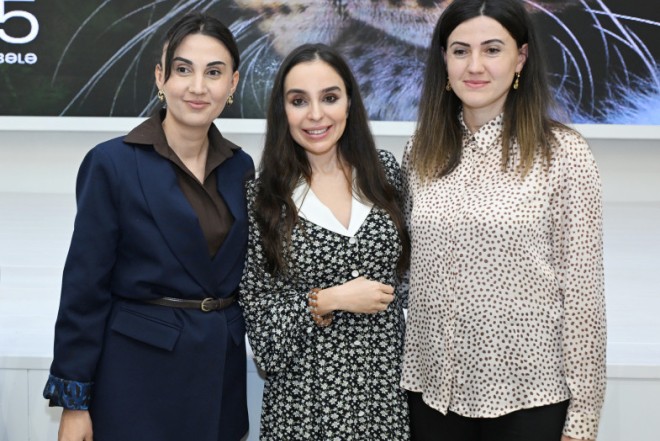 Leyla Əliyeva “Hirkan” filminin təqdimatında - FOTO