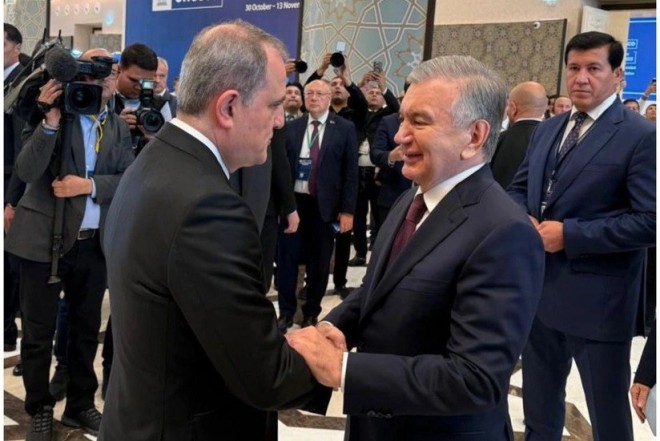 Ceyhun Bayramov Özbəkistan Prezidenti ilə GÖRÜŞDÜ