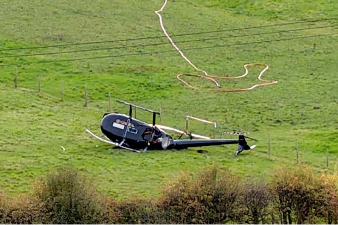Britaniyada helikopter qəzası nəticəsində ölən və yaralananlar var