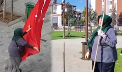 Türkiyə bu süpürgəçi qadından danışır - FOTO/VİDEO