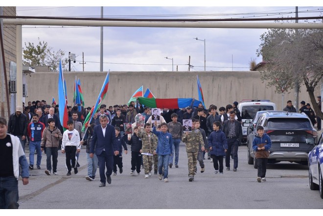 İtkin şəhidimiz Qaradağda dəfn olundu - FOTOLAR