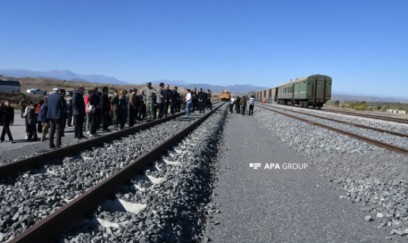 Əcnəbi diplomatlar Zəngəzur dəhlizinin tərkib hissəsi olan Həkəri dəmiryolu stansiyasında olub - FOTO