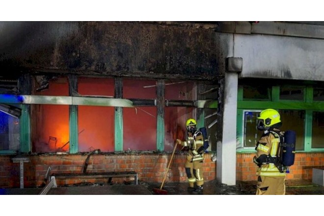 Məktəbdə partlayışlar oldu 