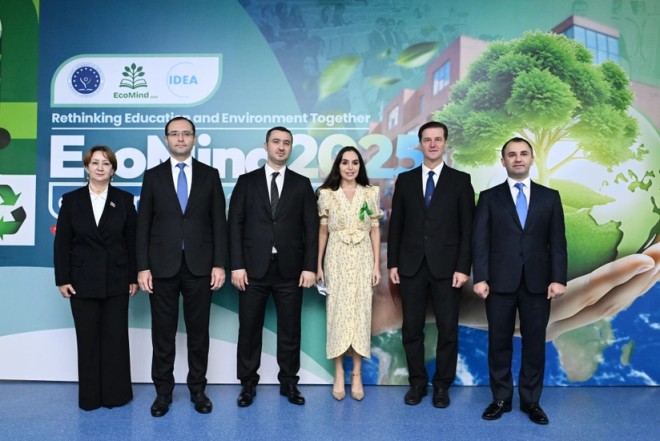 Leyla Əliyeva "EcoMind 2025" konfransında iştirak edib 