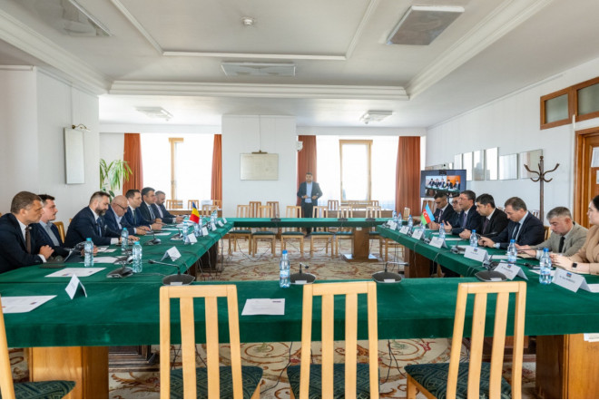 Azərbaycan nümayəndə heyətinin Rumıniya Senatında görüşü keçirilib 